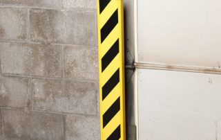 Door Track Protectors Yellow and black Door Track Protectors