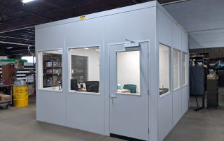 Parts Manager’s Office White Parts Manager's Office in a warehouse