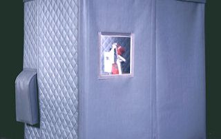 Noise Curtain Enclosure Gray Noise Curtain Enclosure