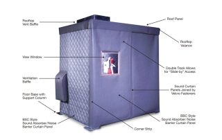 Noise Curtain Enclosure Components Noise Curtain Enclosure Components graphic